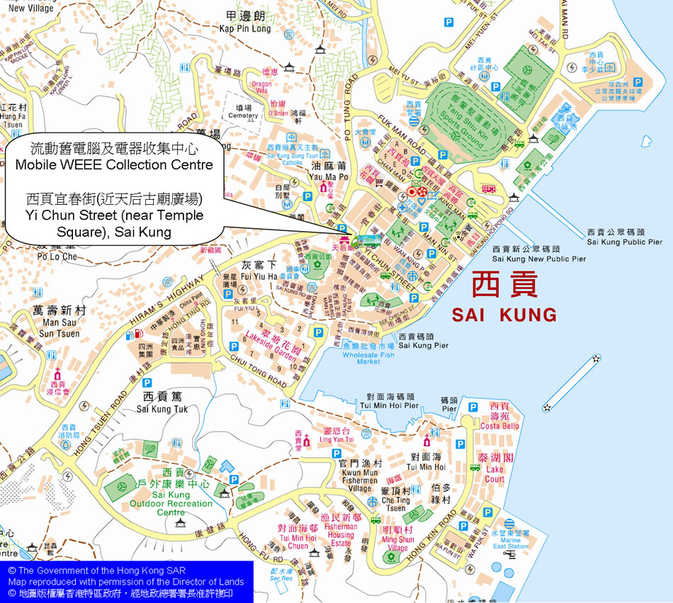 Sai Kung Old Town Map